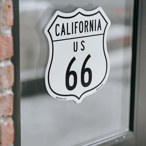 Signmission California Route Marker Shield Sign Us 6, 18 Inch X 18 Inch, Vinyl Decal - SHI-D-18-371