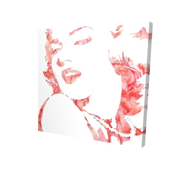 Fondo 32 x 32 in. Glamor Marilyn Monroe-Print on Canvas - FO2790839