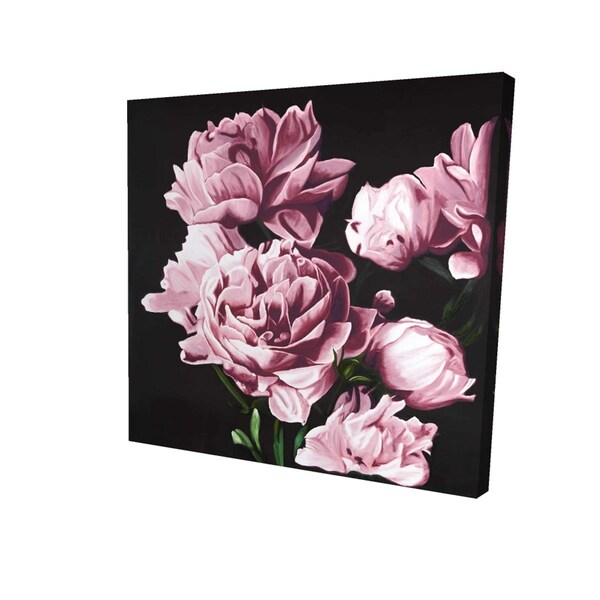 Fondo 16 x 16 in. Pink Peonies-Print on Canvas - FO2788672