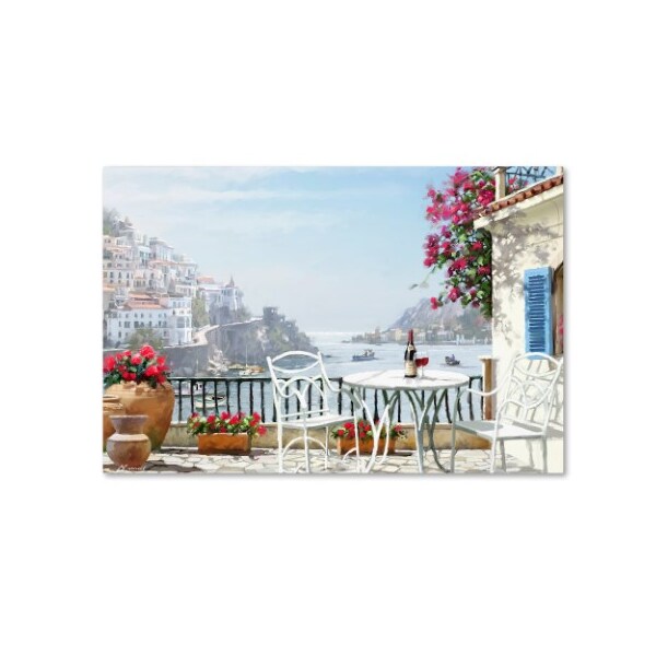 Trademark Fine Art The Macneil Studio 'Amalfi Coast' Canvas Art, 16x24 - ALI8660-C1624GG