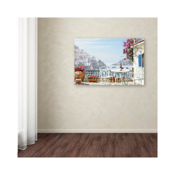 Trademark Fine Art The Macneil Studio 'Amalfi Coast' Canvas Art, 16x24 - ALI8660-C1624GG