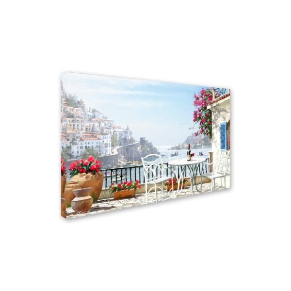 Trademark Fine Art The Macneil Studio 'Amalfi Coast' Canvas Art, 16x24 - ALI8660-C1624GG