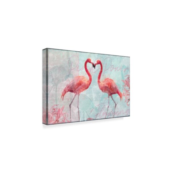 Trademark Fine Art Cora Niele 'Flamingo Power' Canvas Art, 30x47 - ALI22535-C3047GG