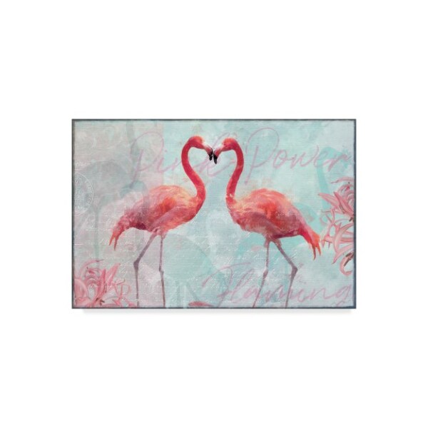 Trademark Fine Art Cora Niele 'Flamingo Power' Canvas Art, 30x47 - ALI22535-C3047GG