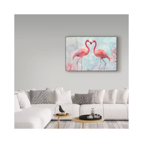 Trademark Fine Art Cora Niele 'Flamingo Power' Canvas Art, 30x47 - ALI22535-C3047GG