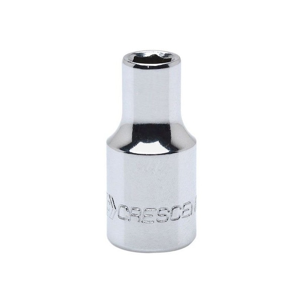 Weller Crescent 4 mm X 1/4 in. drive Metric 6 Point Standard Socket 1 pc - CDS11N