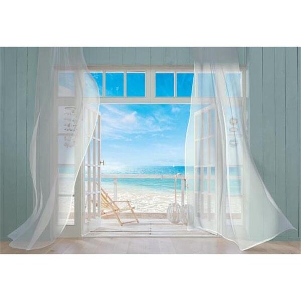 Brewster Home Fashions Brewster Home Fashions 8-956 Malibu Wall Mural - 100 in. - 8-956