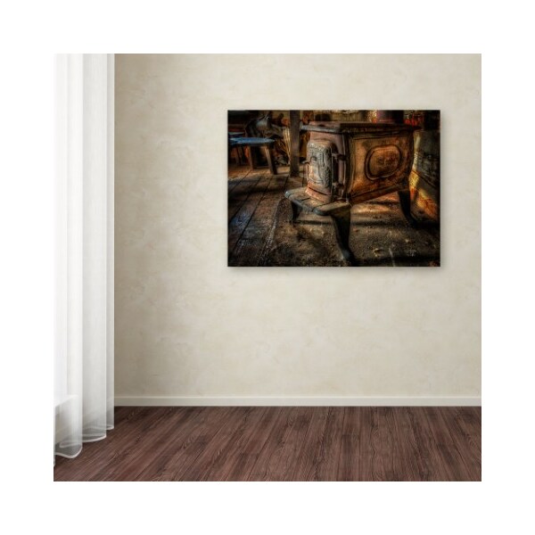Trademark Fine Art Lois Bryan 'Liberty Wood Stove' Canvas Art, 18x24 - LBR0270-C1824GG