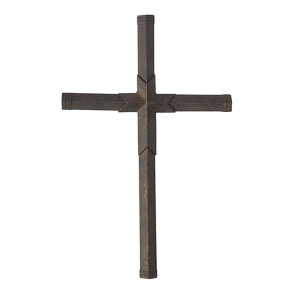 Dicksons 115 x 18 in Metal Wall Cross Patina Bronze - MWC355