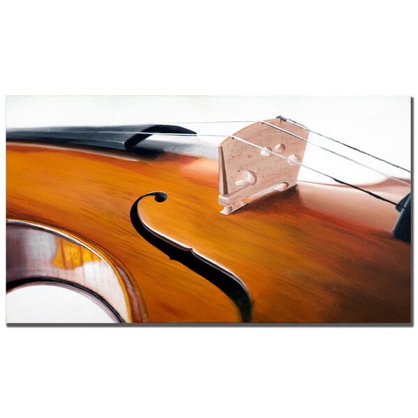 Trademark Fine Art Roderick Stevens 'Music Store II' Canvas Art, 24x47 - RS004-C2447GG