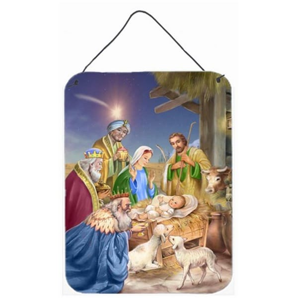 Carolines Treasures Christmas Nativity with Wise Men Wall or Door Hanging Prints - APH6897DS1216