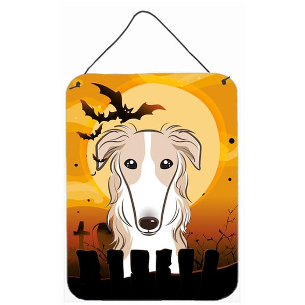 Carolines Treasures Halloween Borzoi Wall and Door Hanging Prints - BB1786DS1216