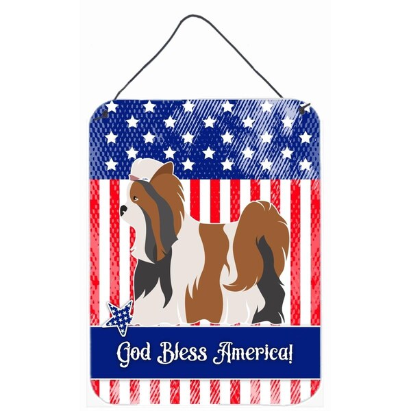 Carolines Treasures Biewer Terrier American Wall or Door Hanging Prints - BB8389DS1216