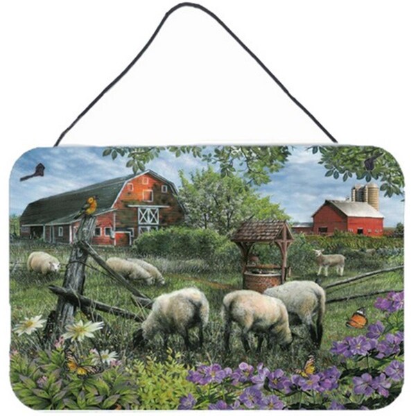 Jensendistributionservices Pleasant Valley Sheep Farm Wall and Door Hanging Prints - MI2556448
