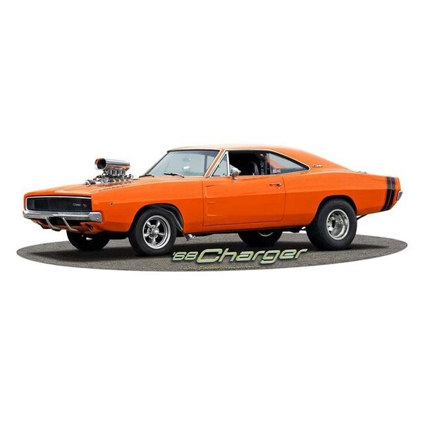 Homepage 18 x 6 in. 1968 Blown Charger Metal Sign - HO1645280