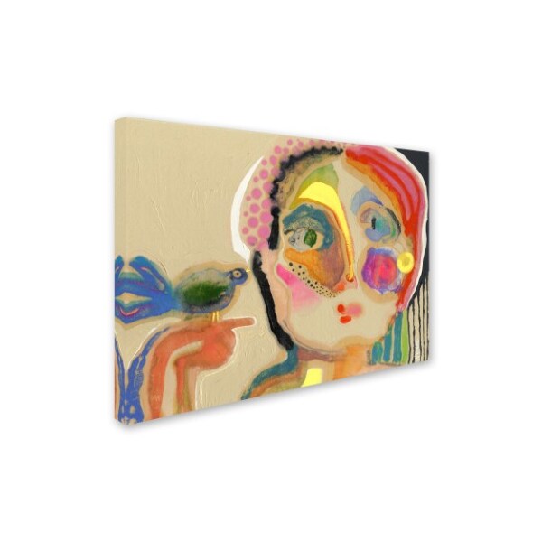 Trademark Fine Art Wyanne 'The Talker' Canvas Art, 35x47 - ALI18222-C3547GG