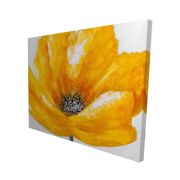 Fondo 16 x 20 in. Beautiful Yellow Flower-Print on Canvas - FO2792126