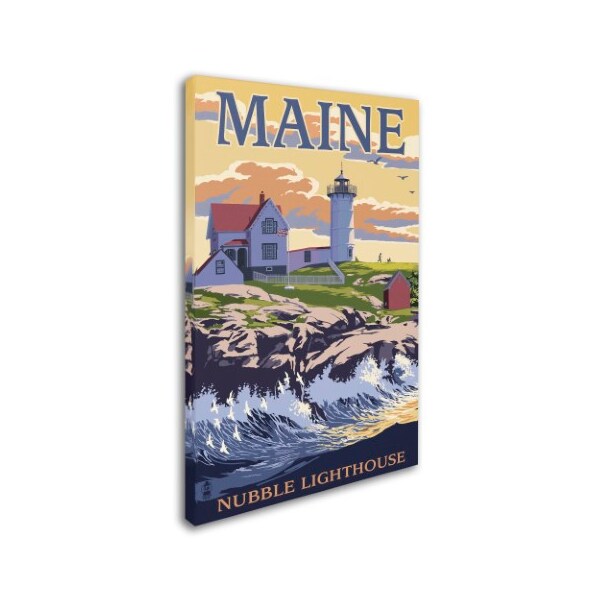 Trademark Fine Art Lantern Press 'Travel Poster 50' Canvas Art, 12x19 - ALI8724-C1219GG