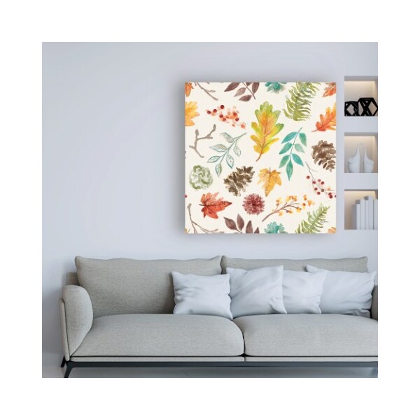 Trademark Fine Art Mary Urban 'Autumn Friends Pattern IIA' Canvas Art, 24x24 - WAP11623-C2424GG