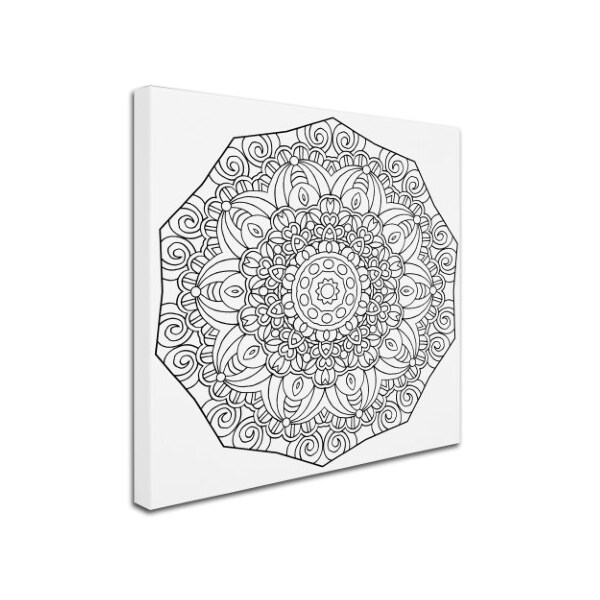Trademark Fine Art Kathy G. Ahrens 'Mixed Coloring Book 11' Canvas Art, 35x35 - ALI3436-C3535GG