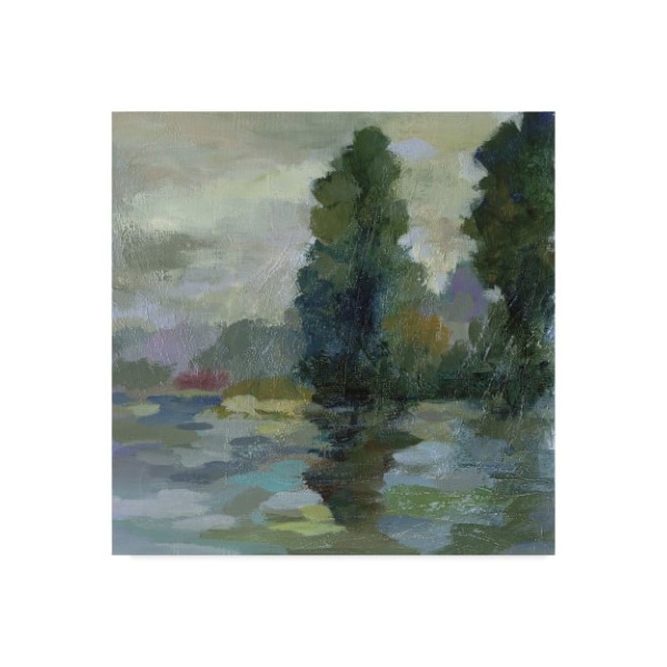 Trademark Fine Art Silvia Vassileva 'Sunrise At The Lake Ii' Canvas Art, 14x14 - WAP06801-C1414GG