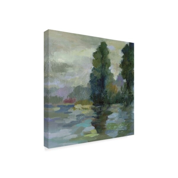 Trademark Fine Art Silvia Vassileva 'Sunrise At The Lake Ii' Canvas Art, 14x14 - WAP06801-C1414GG