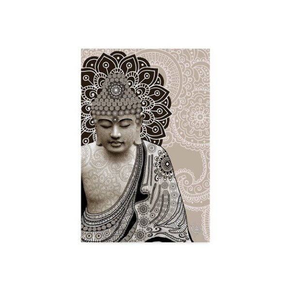 Trademark Fine Art Fusion Idol Arts 'Meditation Mehndi' Canvas Art, 12x19 - ALI34857-C1219GG