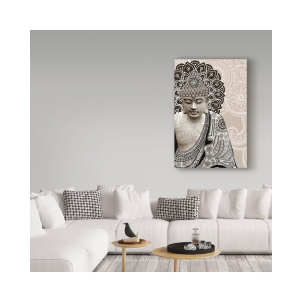Trademark Fine Art Fusion Idol Arts 'Meditation Mehndi' Canvas Art, 12x19 - ALI34857-C1219GG