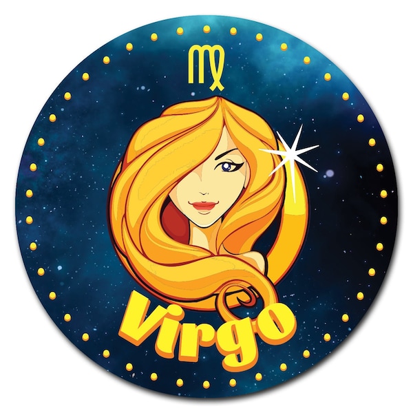 Signmission Virgo Circle Corrugated Plastic Sign - C-16-CIR-WS-VIRGO