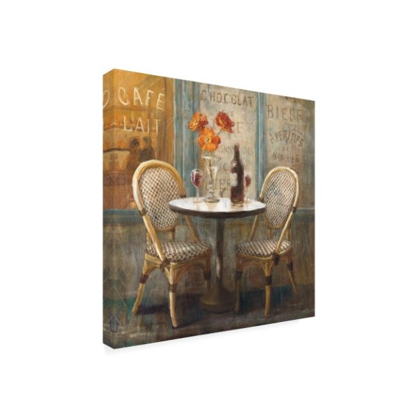 Trademark Fine Art Danhui Nai 'Meet Me At Le Cafe I' Canvas Art, 18x18 - WAP10669-C1818GG