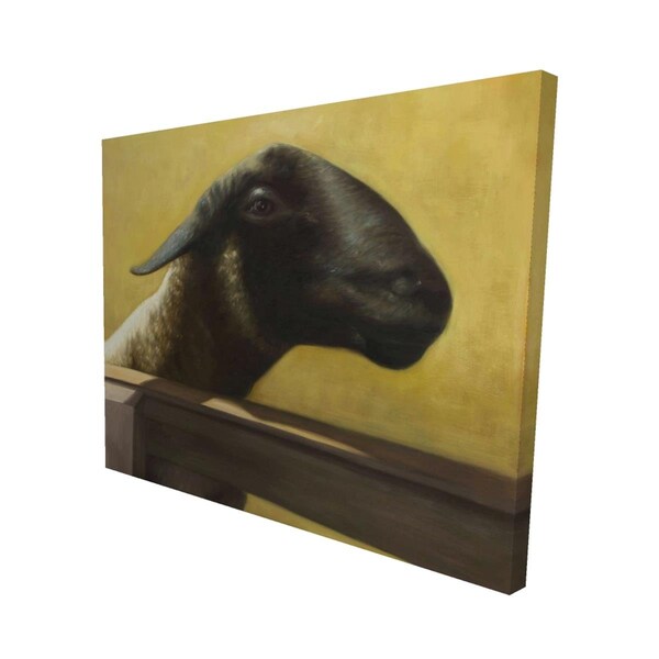 Begin Home Decor 16 x 20 in. Young Ram-Print on Canvas - 2080-1620-AN519