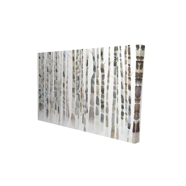 Begin Home Decor 20 x 30 in. Birch Trees Forest-Print on Canvas - 2080-2030-LA135