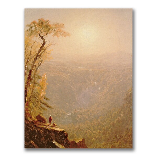 Trademark Fine Art Sanford Gifford 'Kauterskill Clove in the Catskills' Canvas, 24x32 - BL0639-C2432GG