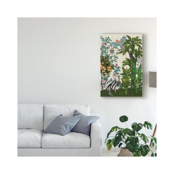 Trademark Fine Art Naomi Mccavitt 'Paradis Chinoiserie Ii' Canvas Art, 16x24 - WAG04970-C1624GG