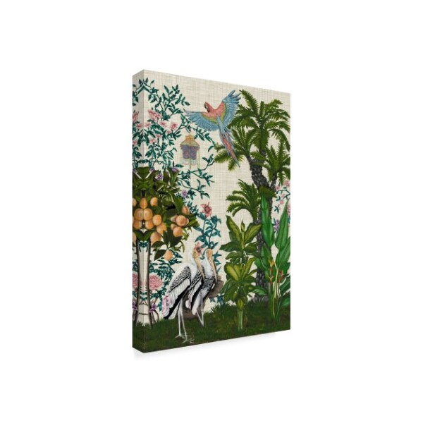 Trademark Fine Art Naomi Mccavitt 'Paradis Chinoiserie Ii' Canvas Art, 16x24 - WAG04970-C1624GG