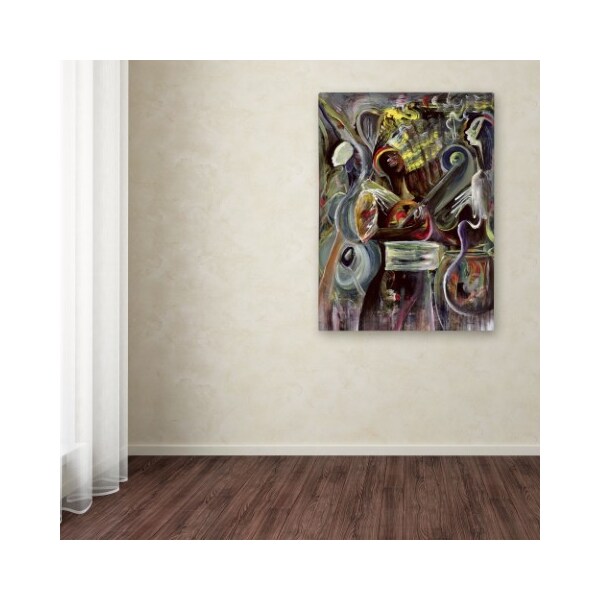 Trademark Fine Art Ikahl Beckford 'Pearl Jam' Canvas Art, 14x19 - BL01224-C1419GG