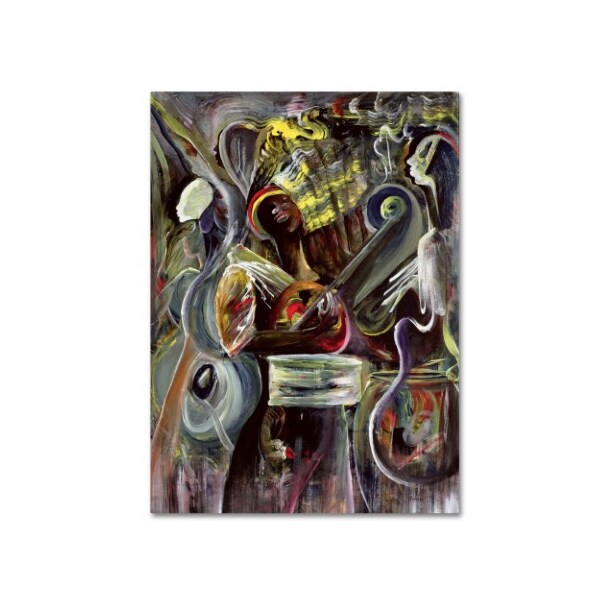 Trademark Fine Art Ikahl Beckford 'Pearl Jam' Canvas Art, 14x19 - BL01224-C1419GG