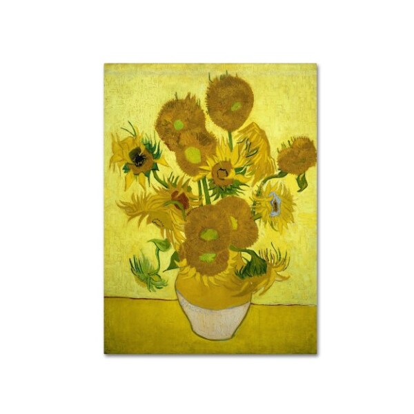 Trademark Fine Art Vincent van Gogh 'Sunflowers 1887' Canvas Art, 35x47 - AA01295-C3547GG