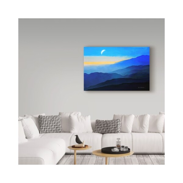 Trademark Fine Art Ata Alishahi 'Blue Mountains' Canvas Art, 16x24 - ALI22155-C1624GG