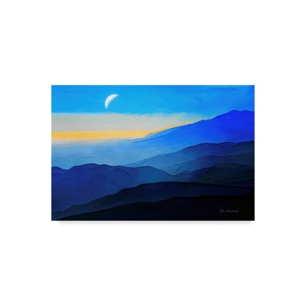 Trademark Fine Art Ata Alishahi 'Blue Mountains' Canvas Art, 16x24 - ALI22155-C1624GG