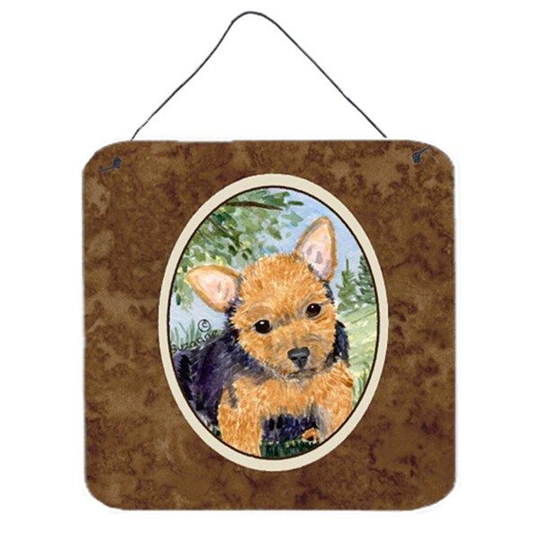 Micasa Norwich Terrier Aluminium Metal Wall or Door Hanging Prints - MI892833