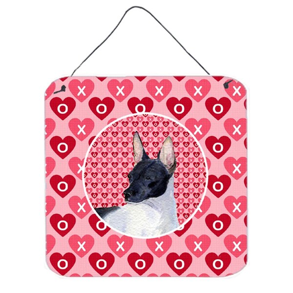 Micasa Rat Terrier Aluminium Metal Wall Or Door Hanging Prints - MI232886