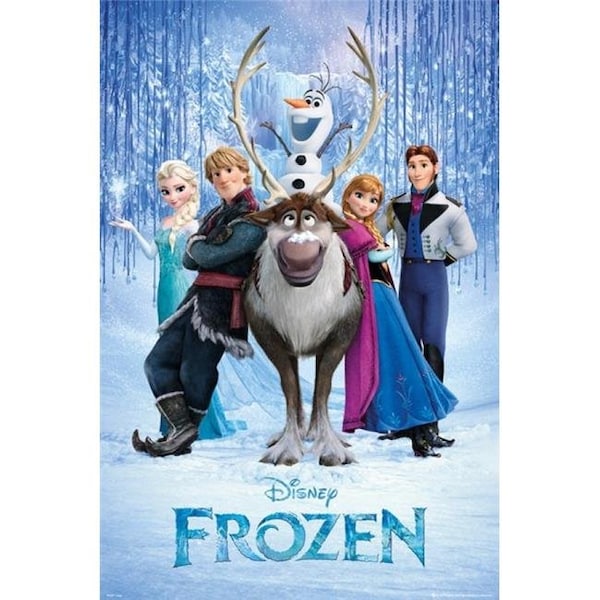 Poster Import Poster Import XPE160054 Disney Frozen - Movie Cast Poster Print; 24 x 36 - XPE160054