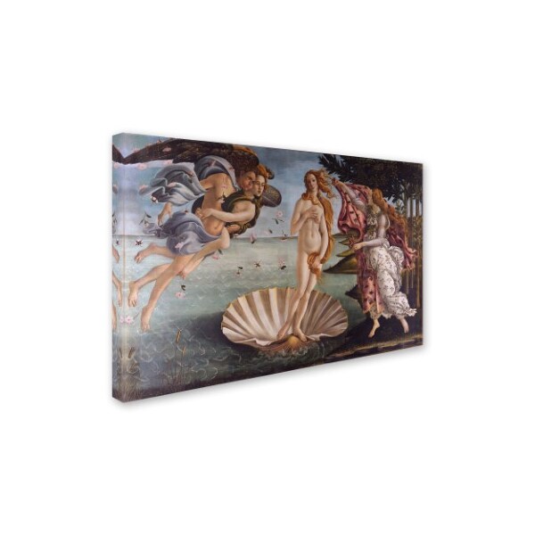Trademark Fine Art Sandro Botticelli 'Birth of Venus 1484' Canvas Art, 30x47 - AA01237-C3047GG