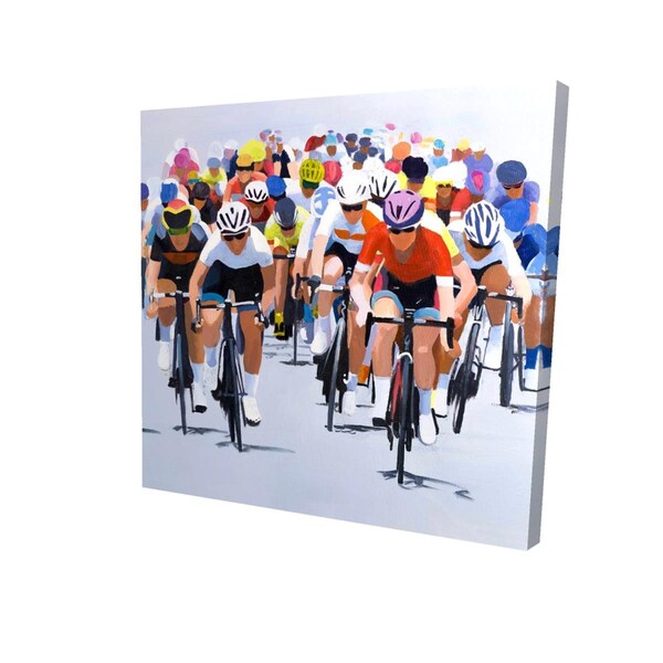 Fondo 16 x 16 in. Cycling Competition-Print on Canvas - FO3331832