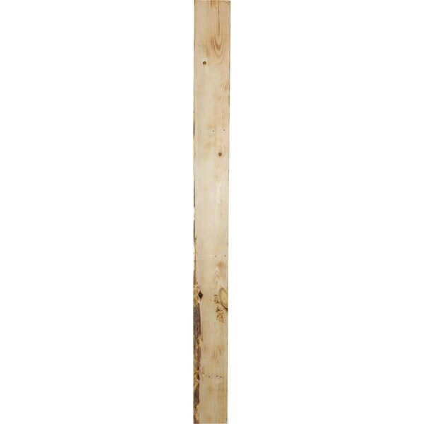 Ekena Millwork 19"W x 48"H x 3 1/2"D Vintage Farmhouse 3 Rung Ladder, Barnwood Decor Collection, Natural Barnwood - DECR019X048X04LDRUF