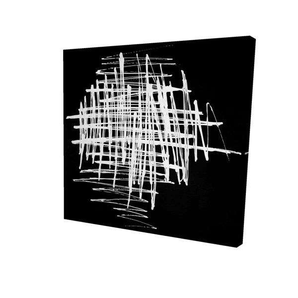Begin Home Decor 16 x 16 in. Contrast-Print on Canvas - 2080-1616-AB88