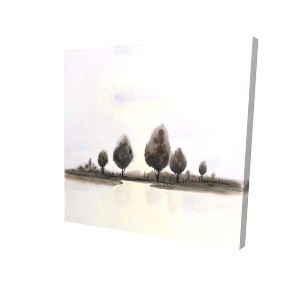 Fondo 16 x 16 in. Abstract Landscape of Trees-Print on Canvas - FO2777644
