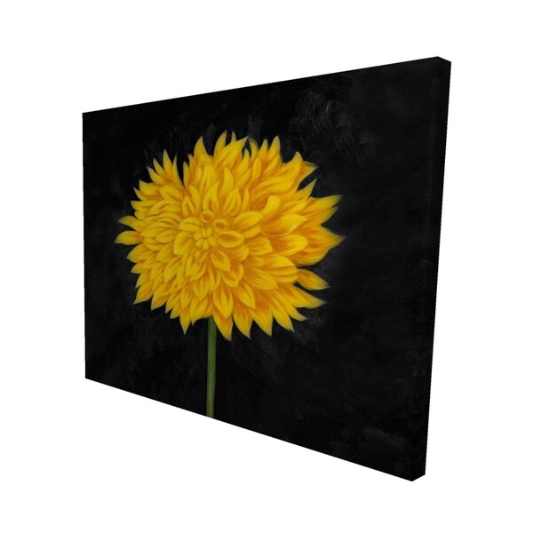 Fondo 16 x 20 in. Yellow Chrysanthemum-Print on Canvas - FO2789495