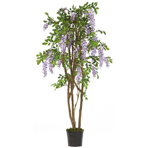 Nearly Natural 5 Wisteria Silk Tree- Purple - 5015-PP